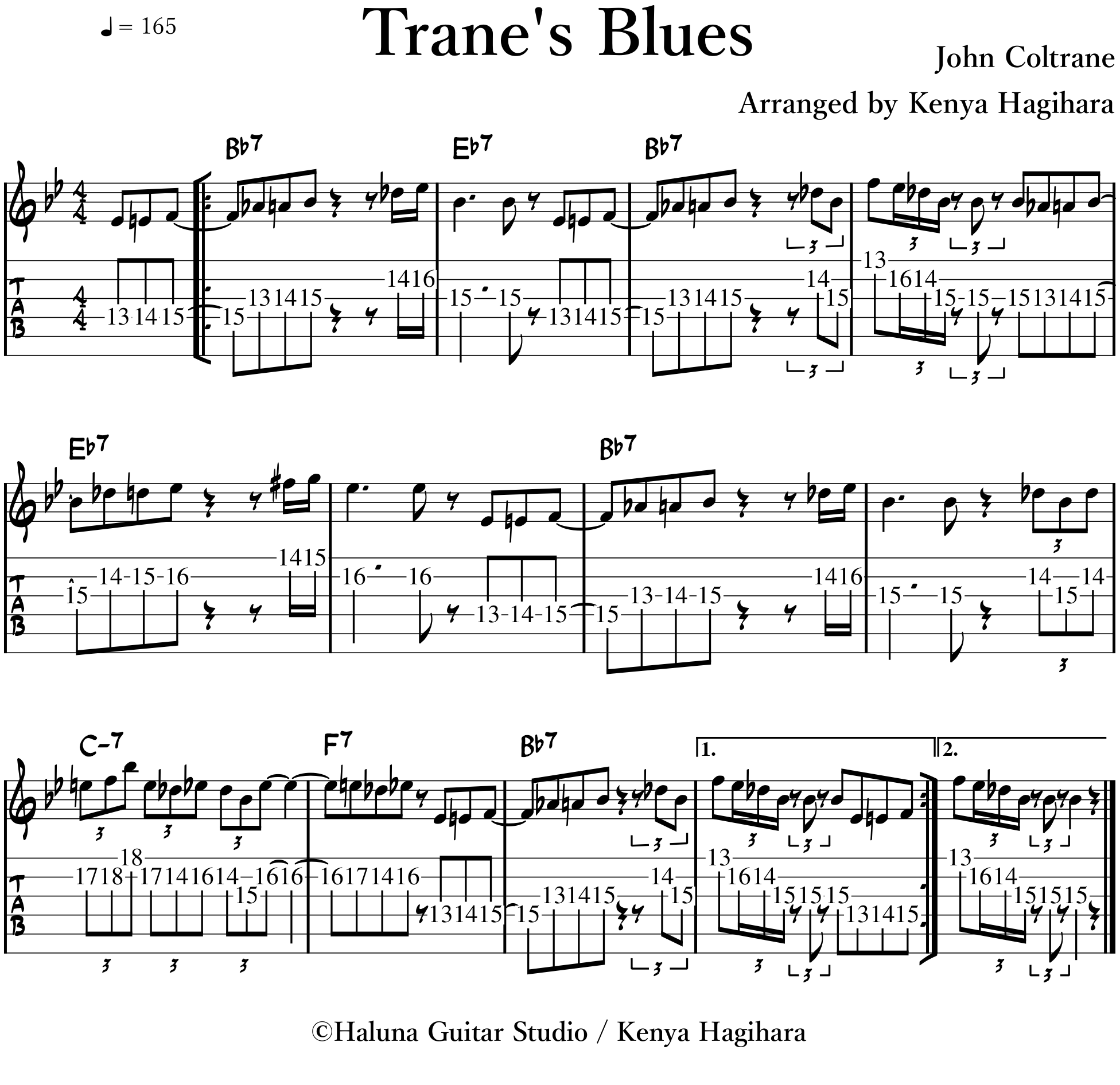 Trane's Blues